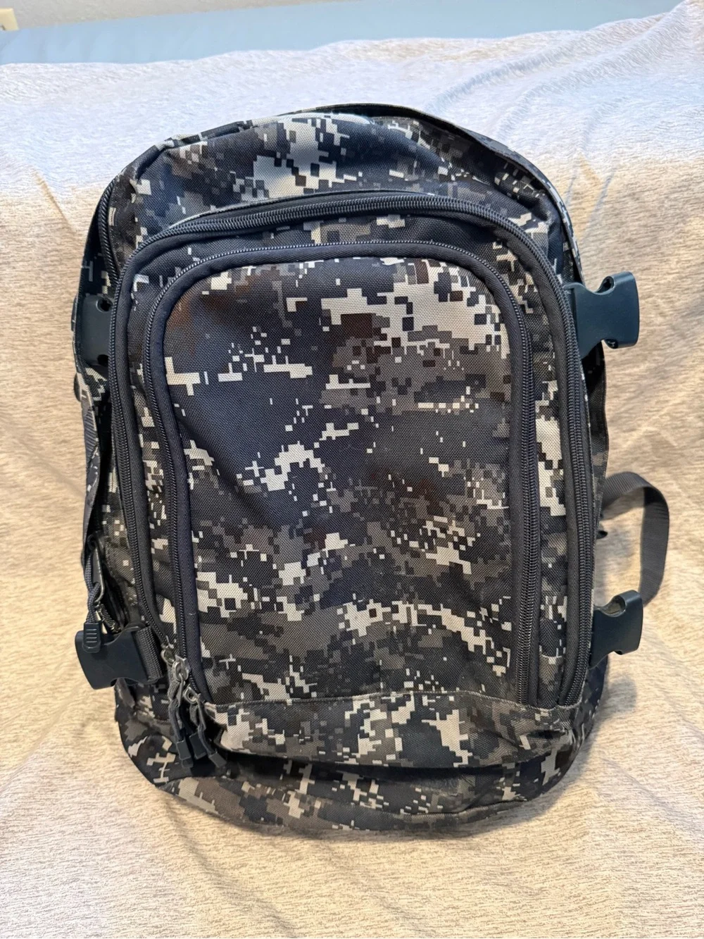Men's Digital Camo Utility Backpack - Navy/Black/Grey
